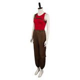 Movie Twisters 2024 Kate Women Red Brown Outfit Cosplay Costume Outfits Halloween Carnival Suit