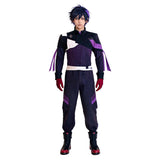Movie Version Kirito Purple Outfit Cosplay Costume Outfit Halloween Carnival Suit
