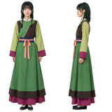Movie Version Maomao Women Green Outfit Cosplay Costume Outfit Halloween Carnival Suit