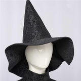 Movie Wicked 2024 Elphaba Thropp Women Black Dress Cosplay Costume Outfits Halloween Carnival Suit