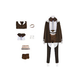 Mushoku Tensei Eris Greyrat Women Brown Outfit With Coat Cosplay Costume Outfit Halloween Carnival Suit