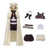 Mushoku Tensei Eris Greyrat Women White Cape Outfit Cosplay Costume Outfit Halloween Carnival Suit