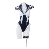 My Dress-Up Darling Kitagawa Marin Women Blue Sailor Swimsuit Cosplay Costume Outfit Halloween Carnival Suit