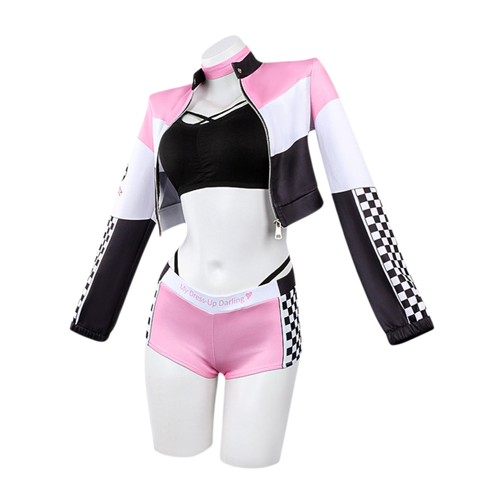 My Dress-Up Darling Kitagawa Marin Women Pink Outfit Cosplay Costume O – TrendsinCosplay