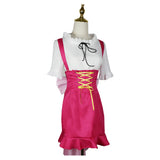 Nami Women Pink Dress Cosplay Costume Outfit Halloween Carnival Suit