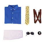 Nanami Kento Genderbend Version Women Blue and White Outfit Cosplay Costume Outfit Halloween Carnival Suit