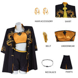 Naraka Bladepoint Path of the Blue Serpent Women Cosplay Costume Outfits Halloween Carnival Suit