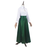 National Lampoon's Christmas Vacation Ellen Griswold Green Dress Cosplay Costume Outfits Halloween Carnival Suit