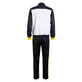 Natsuki Subaru Black and White Sportswear Cosplay Costume Outfit Halloween Carnival Suit