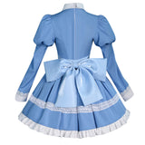 New Panty & Stocking with Garterbelt Panty Blue Dress Cosplay Costume Outfits Halloween Carnival Suit