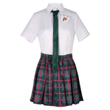 New Panty & Stocking with Garterbelt Panty White Uniform Dress Cosplay Costume Outfits Halloween Carnival Suit
