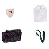 New Panty & Stocking with Garterbelt Panty White Uniform Dress Cosplay Costume Outfits Halloween Carnival Suit