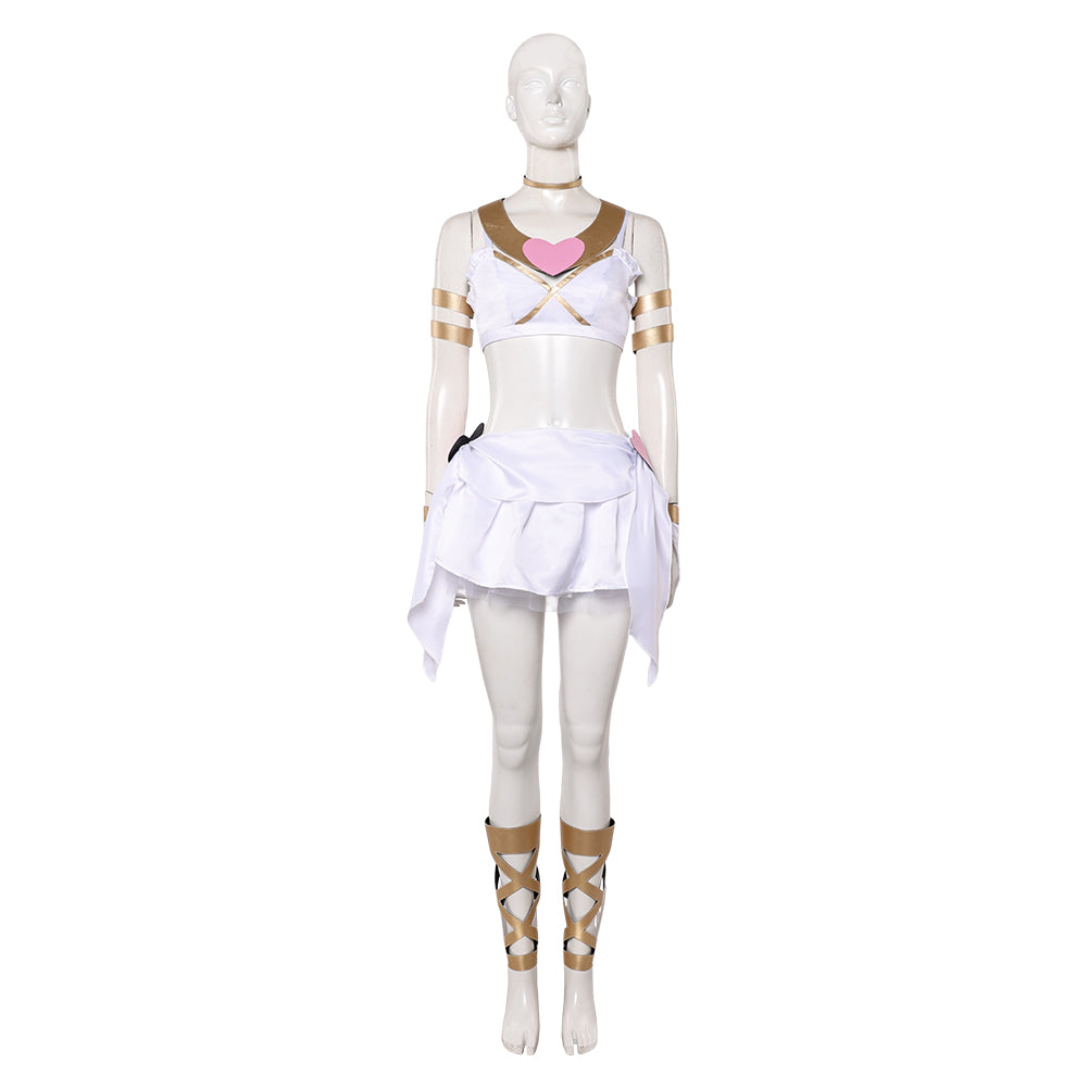 New Panty & Stocking with Garterbelt Panty Women White Dress Outfit Co TrendsinCosplay New Panty & Stocking with Garterbelt Panty Women White Dress Outfit Co TrendsinCosplay