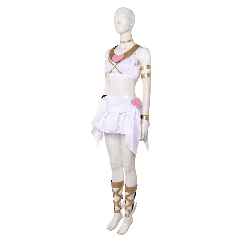 New Panty & Stocking with Garterbelt Panty Women White Dress Outfit Co TrendsinCosplay New Panty & Stocking with Garterbelt Panty Women White Dress Outfit Co TrendsinCosplay