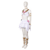 New Panty & Stocking with Garterbelt Panty Women White Dress Outfit Cosplay Costume