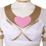 New Panty & Stocking with Garterbelt Panty Women White Dress Outfit Cosplay Costume