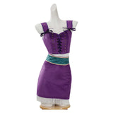 Nico Robin Women Purple Outfit Cosplay Costume Outfit Halloween Carnival Suit
