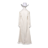 Nico Robin Women White Outfit with Cloak Cosplay Costume Outfit Halloween Carnival Suit