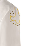 Nico Robin Women White Outfit with Cloak Cosplay Costume Outfit Halloween Carnival Suit