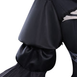 NieR:Automata 2B Women Black Wedding Dress Cosplay Costume Outfit Halloween Carnival Suit