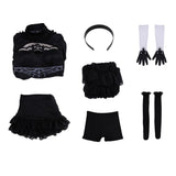 NieR:Automata 2B Women Black Wedding Dress Cosplay Costume Outfit Halloween Carnival Suit