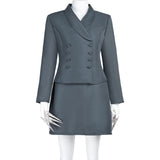 Nosferatu Lucy Harker Grey Uniform Outfit Cosplay Costume Outfits Halloween Carnival Suit