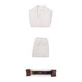 Obi-Wan Kenobi White Outfit Cosplay Costume Outfit Halloween Carnival Suit