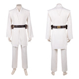 Obi-Wan Kenobi White Outfit Cosplay Costume Outfit Halloween Carnival Suit