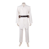 Obi-Wan Kenobi White Outfit Cosplay Costume Outfit Halloween Carnival Suit