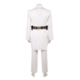 Obi-Wan Kenobi White Outfit Cosplay Costume Outfit Halloween Carnival Suit