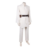 Obi-Wan Kenobi White Outfit Cosplay Costume Outfit Halloween Carnival Suit