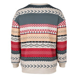 Obsession Bear Color-block Sweater Cosplay Costume Outfit Halloween Carnival Suit