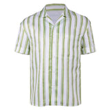Obsession Bear Green Striped Shirt Cosplay Costume Outfit Halloween Carnival Suit