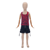 Obsession Nikki Kids Children Red Outfit Cosplay Costume Outfit Halloween Carnival Suit