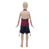 Obsession Nikki Kids Children Red Outfit Cosplay Costume Outfit Halloween Carnival Suit