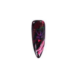 Obsession Nikki Pink and Black Cosplay Nail Stickers Halloween Carnival Costume Accessories