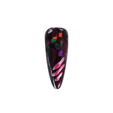 Obsession Nikki Pink and Black Cosplay Nail Stickers Halloween Carnival Costume Accessories