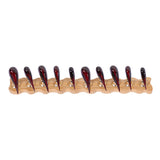 Obsession Nikki Red and Black Cosplay Nail Stickers Halloween Carnival Costume Accessories