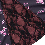 Obsession Nikki Women Black Printed Dress Cosplay Costume Outfit Halloween Carnival Suit