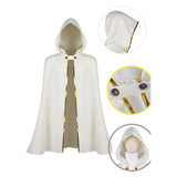 Octopath Traveler Temenos Mistral  White Cloak Cosplay Costume Outfit Halloween Carnival Suit
