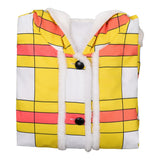 One Piece Live-Action Luffy Yellow Coat Cosplay Costume Outfit Halloween Carnival Suit