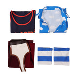 One Piece Live-Action Miss Goldenweek Women Blue Outfit Cosplay Costume Outfit Halloween Carnival Suit
