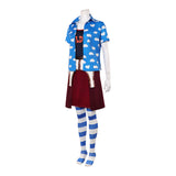 One Piece Live-Action Miss Goldenweek Women Blue Outfit Cosplay Costume Outfit Halloween Carnival Suit