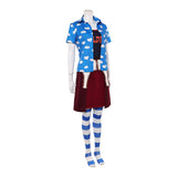 One Piece Live-Action Miss Goldenweek Women Blue Outfit Cosplay Costume Outfit Halloween Carnival Suit