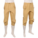 One Piece Live-Action Monkey D. luffy Brown Pant Cosplay Costume Outfit Halloween Carnival Suit
