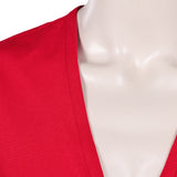 One Piece Live-Action Monkey D. luffy Red Vest Outfit Cosplay Costume Outfit Halloween Carnival Suit