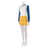 One Piece Live-Action Nami Blue and White Outfit Cosplay Costume Outfit Halloween Carnival Suit