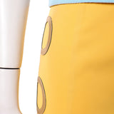 One Piece Live-Action Nami Women Blue and Yellow Outfit Cosplay Costume Outfit Halloween Carnival Suit