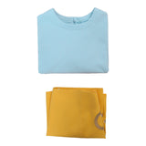 One Piece Live-Action Nami Women Blue and Yellow Outfit Cosplay Costume Outfit Halloween Carnival Suit