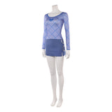One Piece Live-Action Nami Women Blue Outfit Cosplay Costume Outfit Halloween Carnival Suit